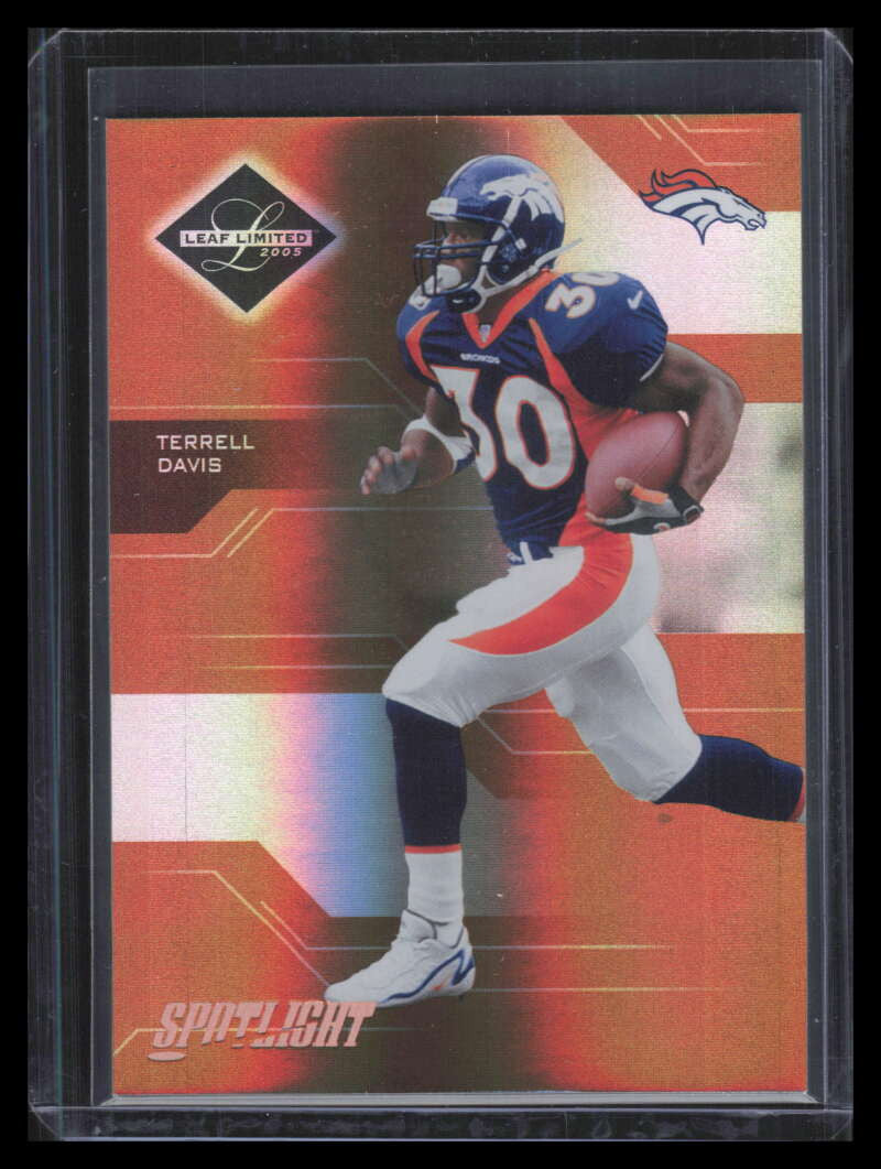 2005 Leaf Limited Bronze Spotlight 145 Terrell Davis 8/100