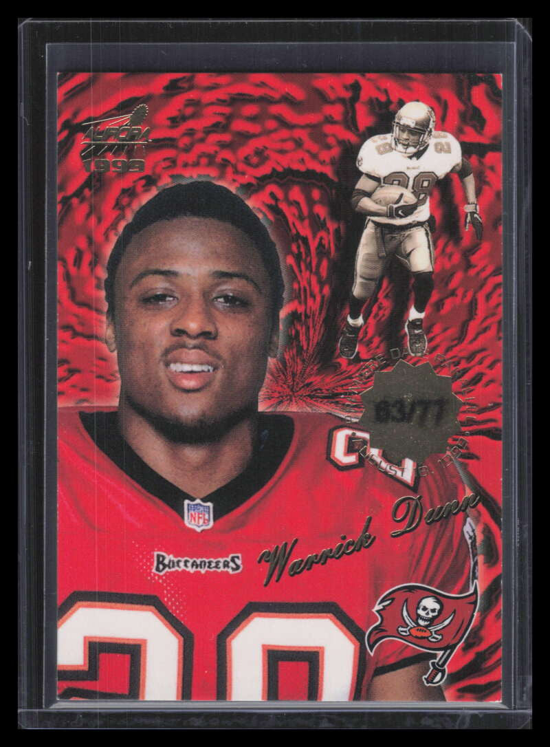 1999 Aurora Premire Date 140 Warrick Dunn 63/77