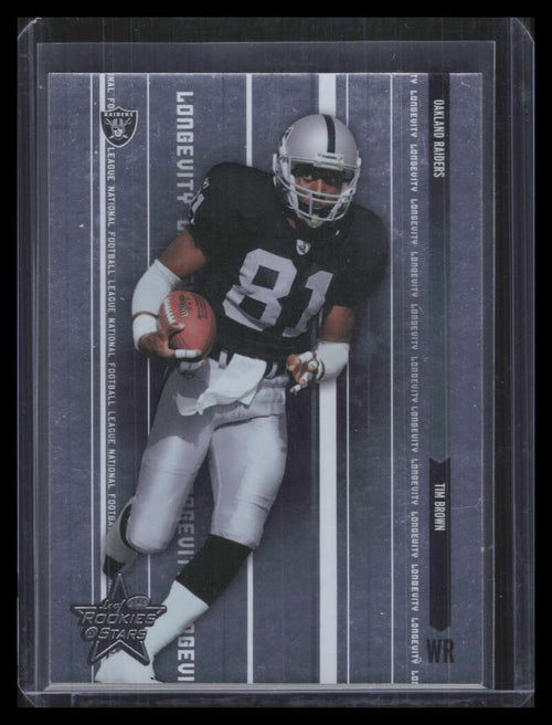 2003 Leaf Rookies and Stars Longevity 67 Tim Brown 89/100