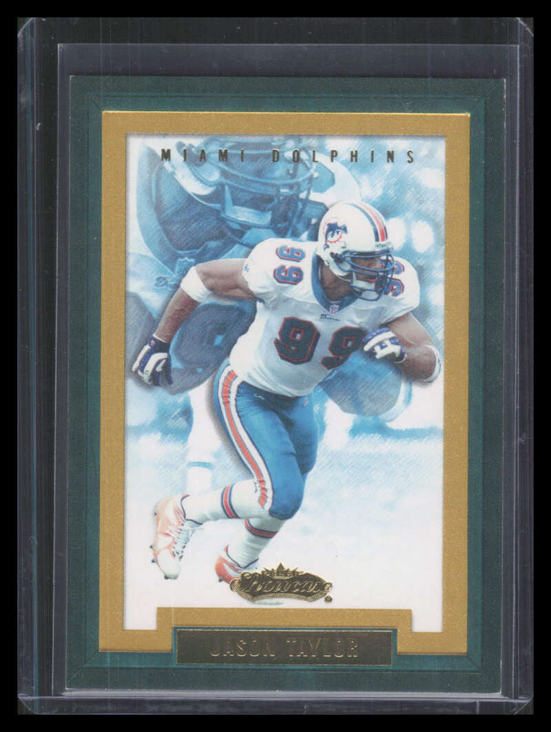 2002 Fleer Showcase Legacy 30 Jason Taylor 78/100