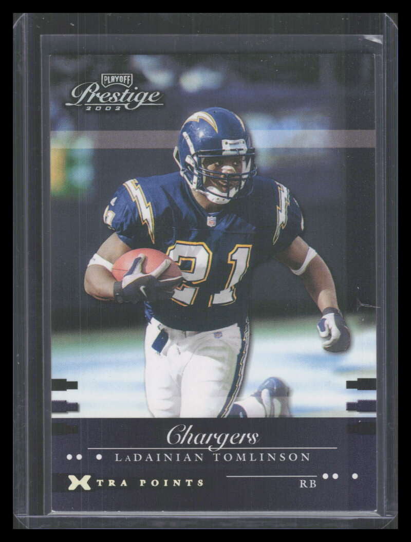2002 Playoff Prestige Xtra Points Purple 121 LaDainian Tomlinson 51/150