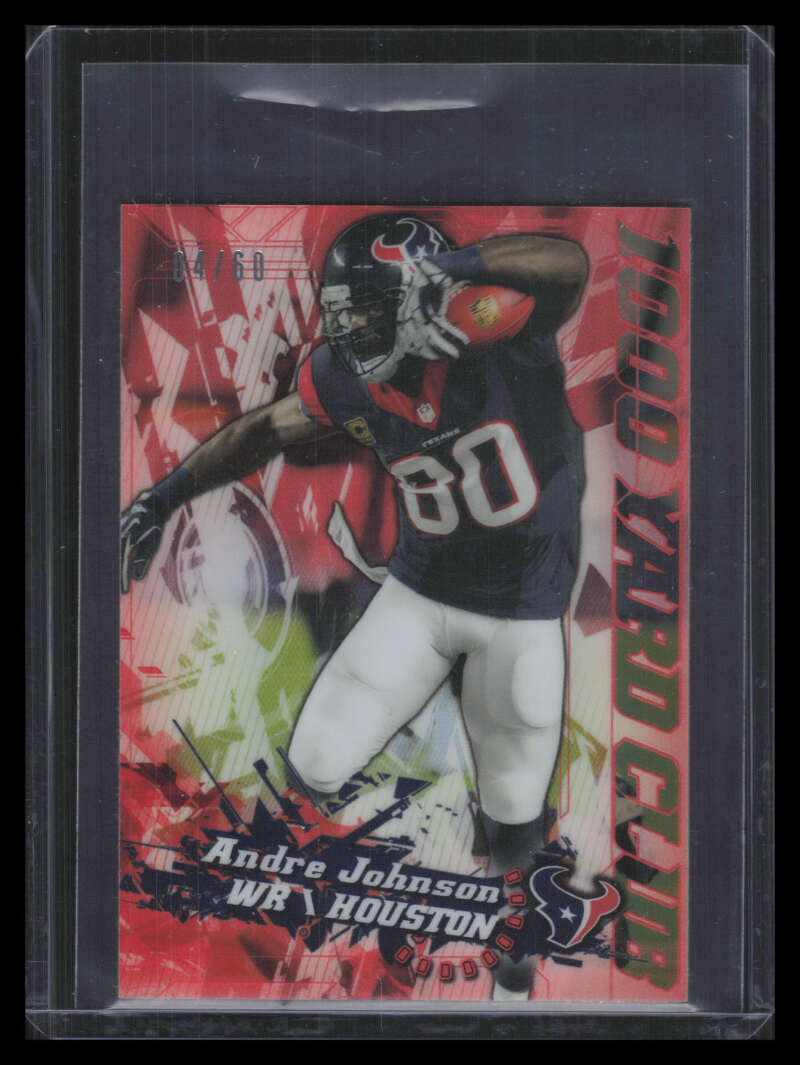 2014 Topps Chrome Mini 1000 Yard Club Red Refractor 6 Andre Johnson 4/60