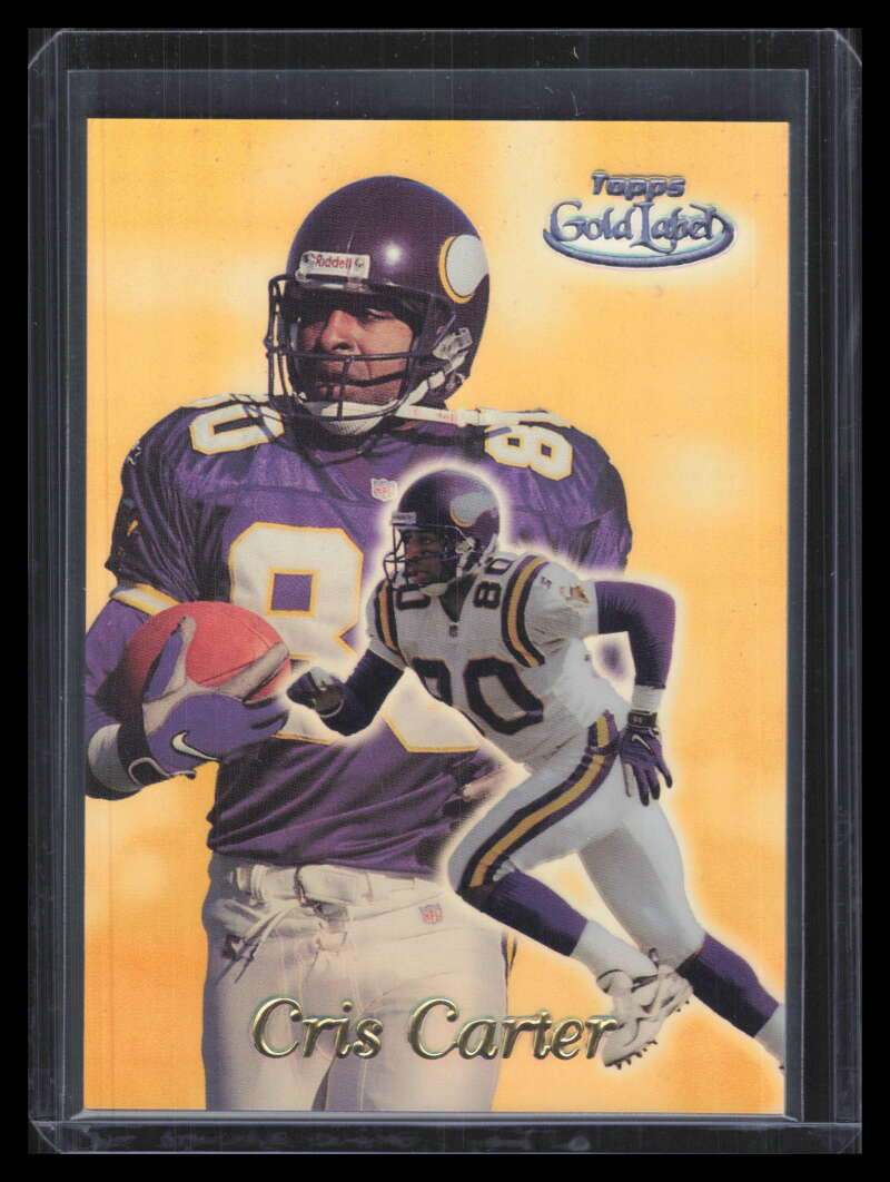 1999 Topps Gold Label Class 3 Black 85 Cris Carter