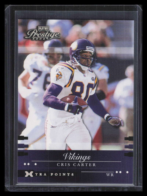 2002 Playoff Prestige Xtra Points Purple 81 Cris Carter 114/150