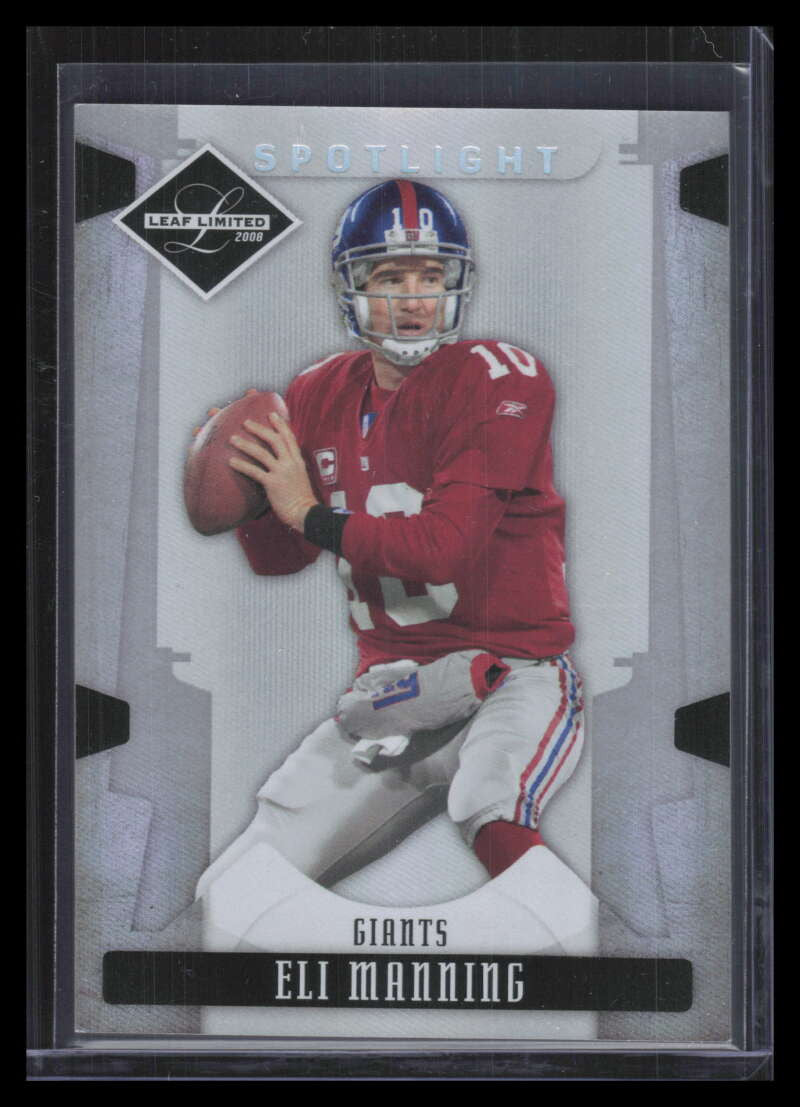 2008 Leaf Limited Silver Spotlight 65 Eli Manning 83/99
