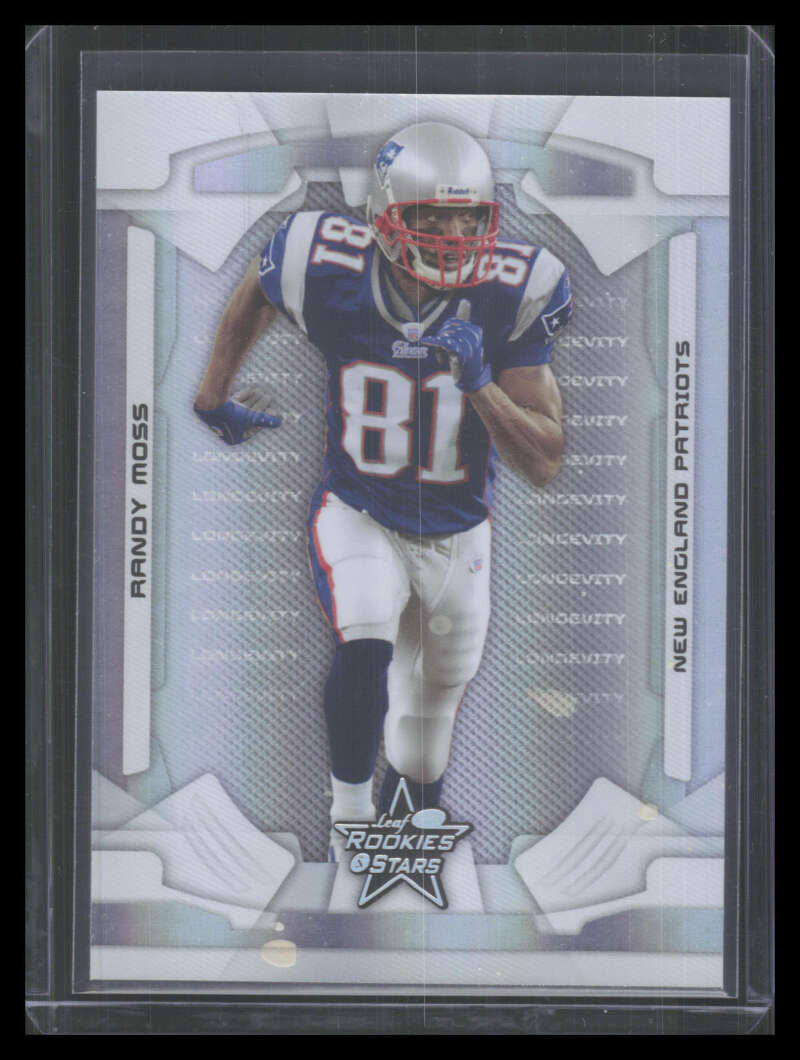 2008 Leaf Rookies and Stars Longevity Silver Holofoil 58 Randy Moss 67/99