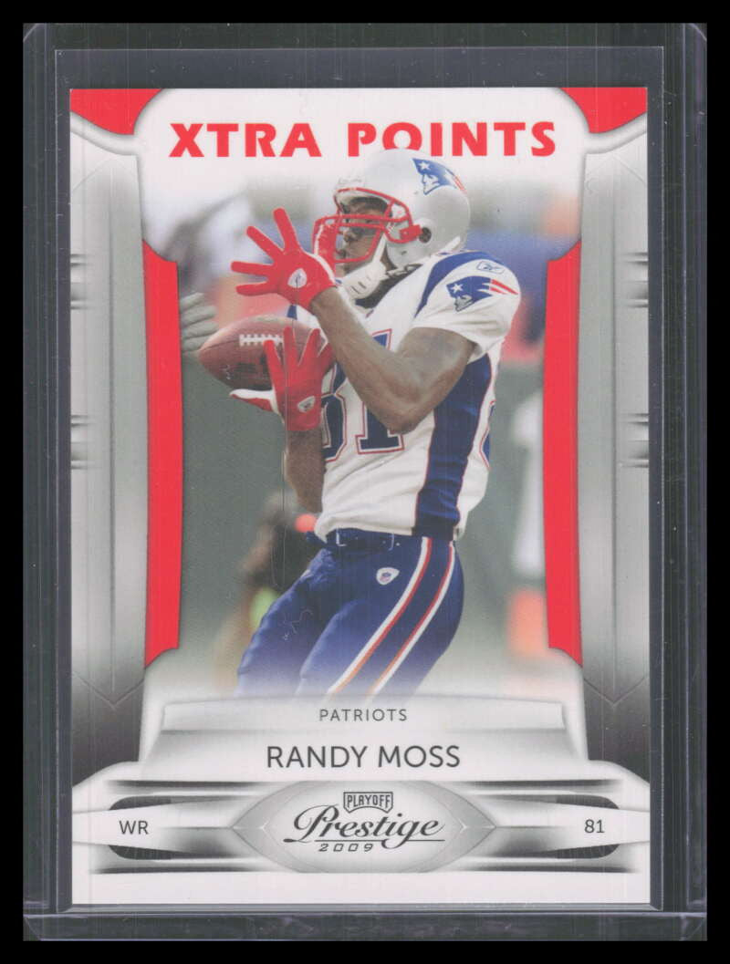 2009 Playoff Prestige Xtra Points Red 58 Randy Moss 28/100