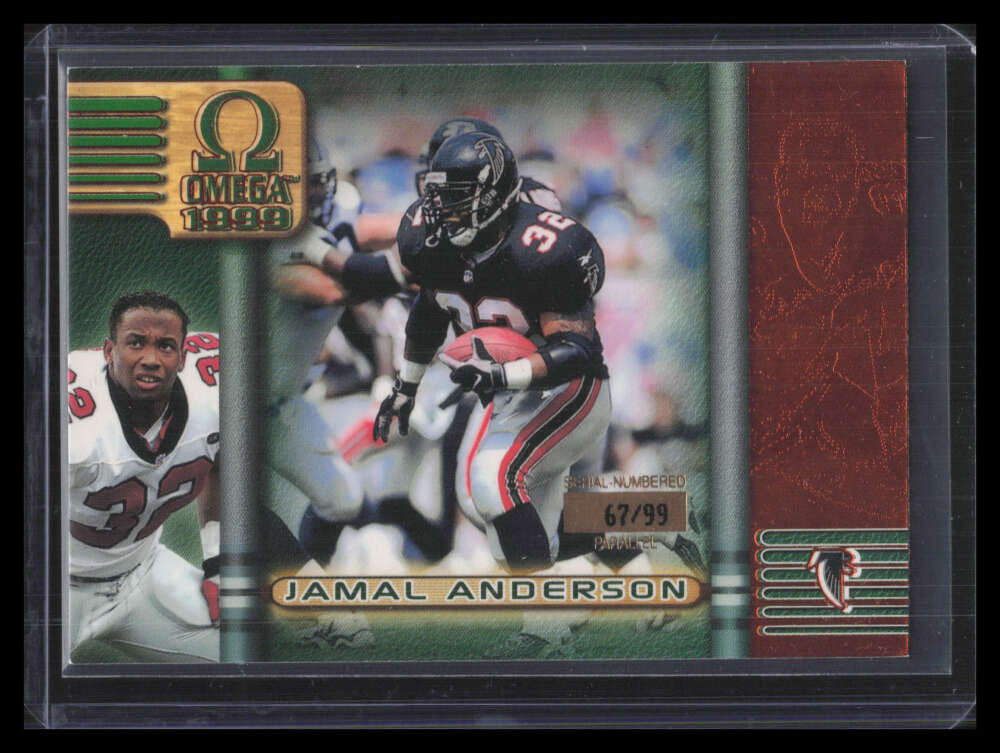 1999 Pacific Omega Copper 9 Jamal Anderson 67/99