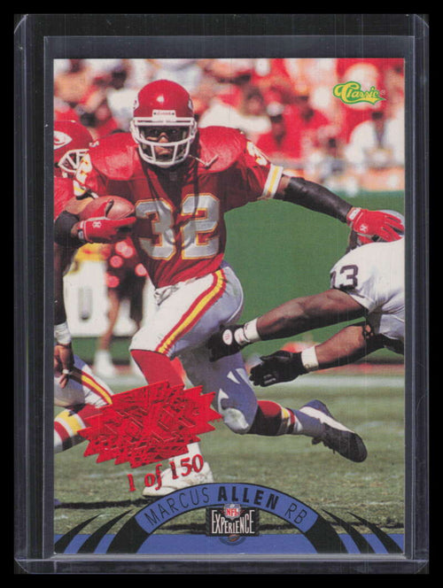 1996 Classic NFL Experience Super Bowl Red 49 Marcus Allen /150 154123