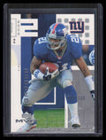 2002 Upper Deck MVP Silver 153 Tiki Barber 24/100
