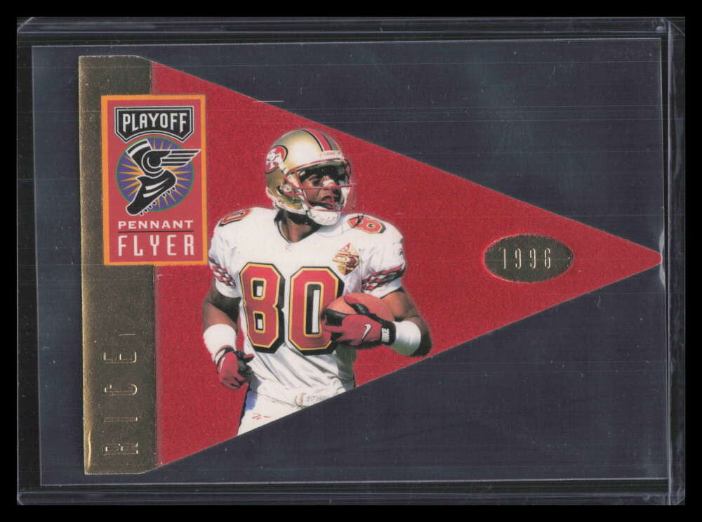 SOLD 179055 1996 Playoff Contenders Pennant Flyers pf1 Jerry Rice