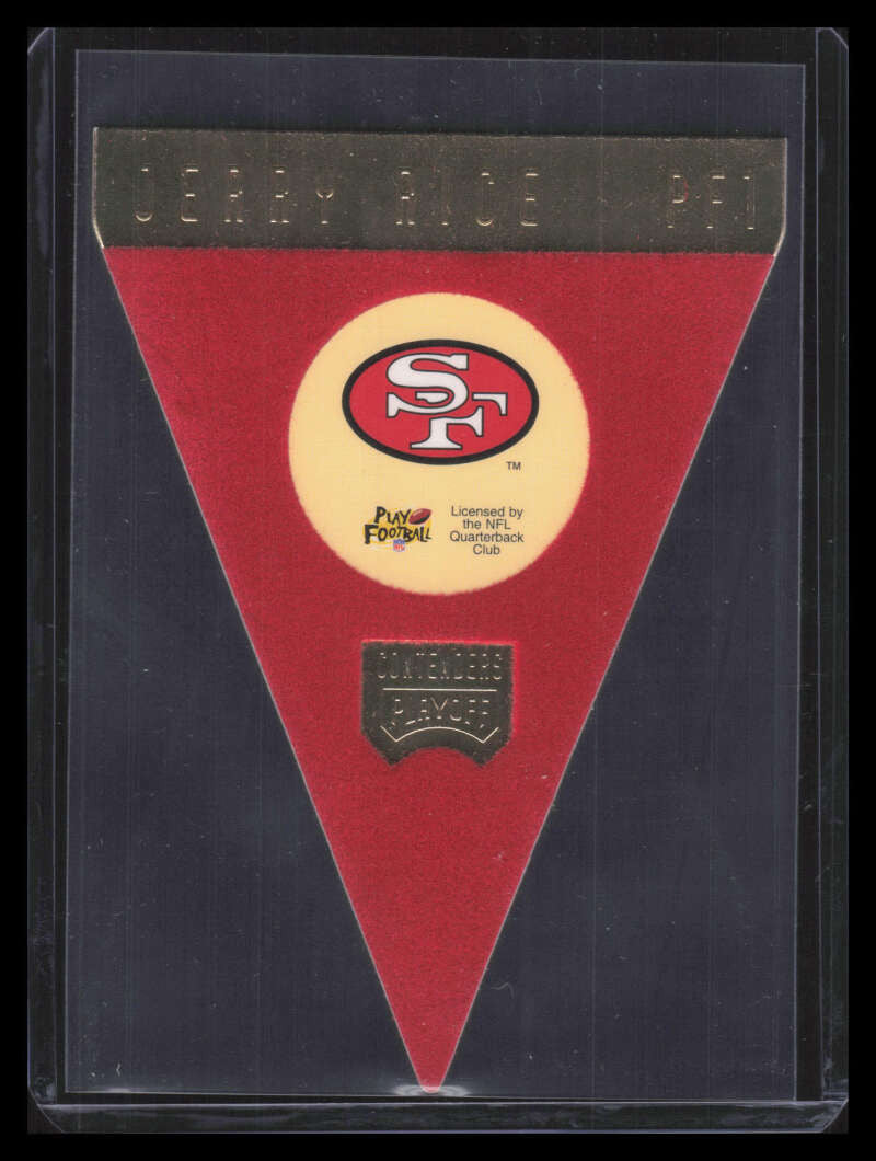 SOLD 179055 1996 Playoff Contenders Pennant Flyers pf1 Jerry Rice