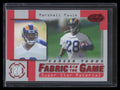 1999 Leaf Certified Fabric of the Game fg62 Marshall Faulk 430/500 Super Star