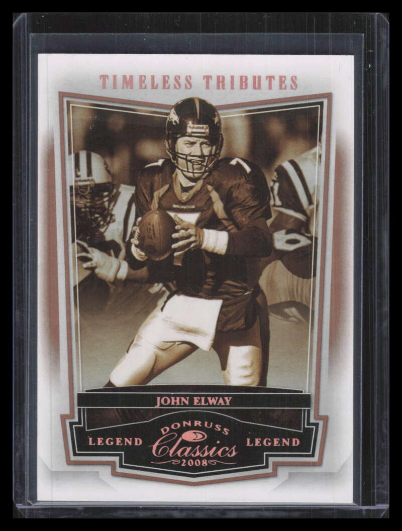 2008 Donruss Classics Timeless Tributes Bronze 137 John Elway 195/250