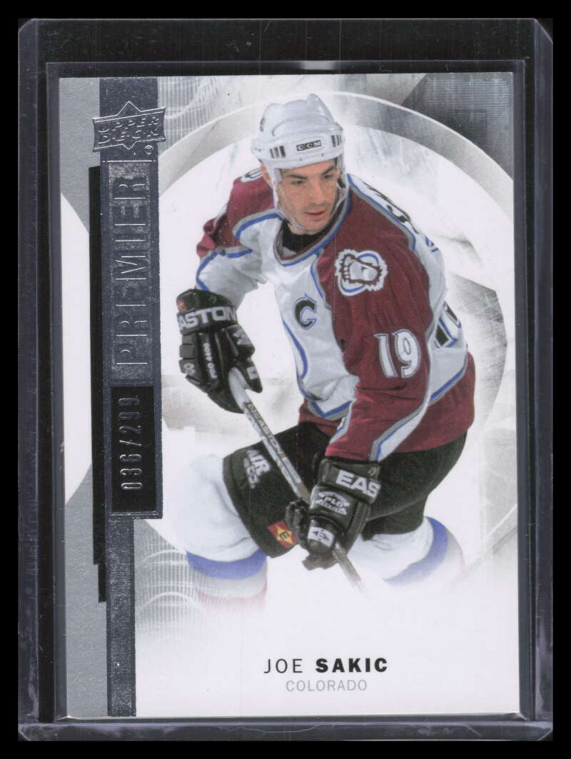2015-16 Upper Deck Premier 45 Joe Sakic 36/299
