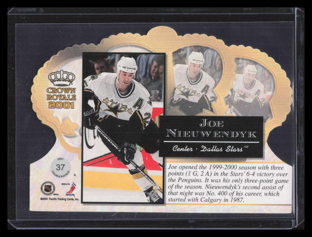 2000-01 Crown Royale Ice Blue 37 Joe Nieuwendyk 9/75