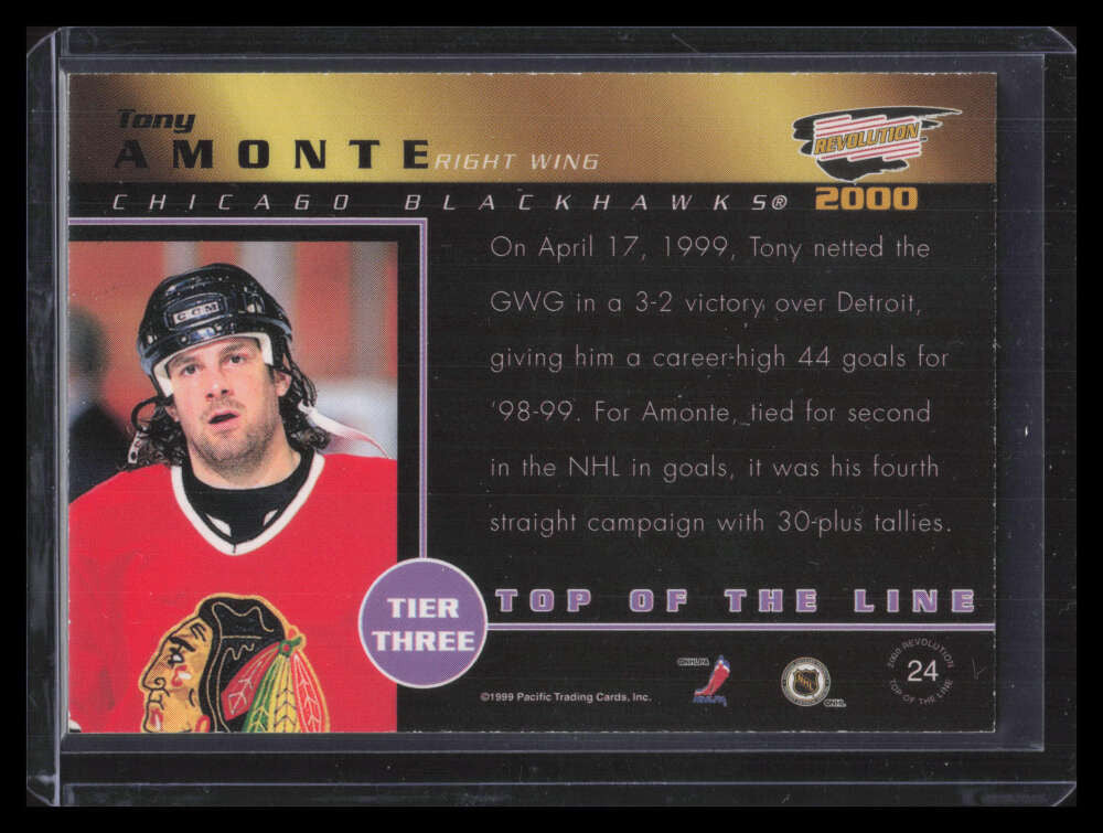 1999-00 Revolution Top of the Line 24 Tony Amonte 239/299