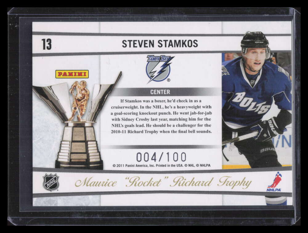 2010-11 Playoff Contenders Awards Contenders Purple 13 Steven Stamkos 4/100