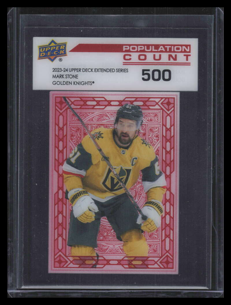 2023-24 Upper Deck Population Count pc69 Mark Stone /500