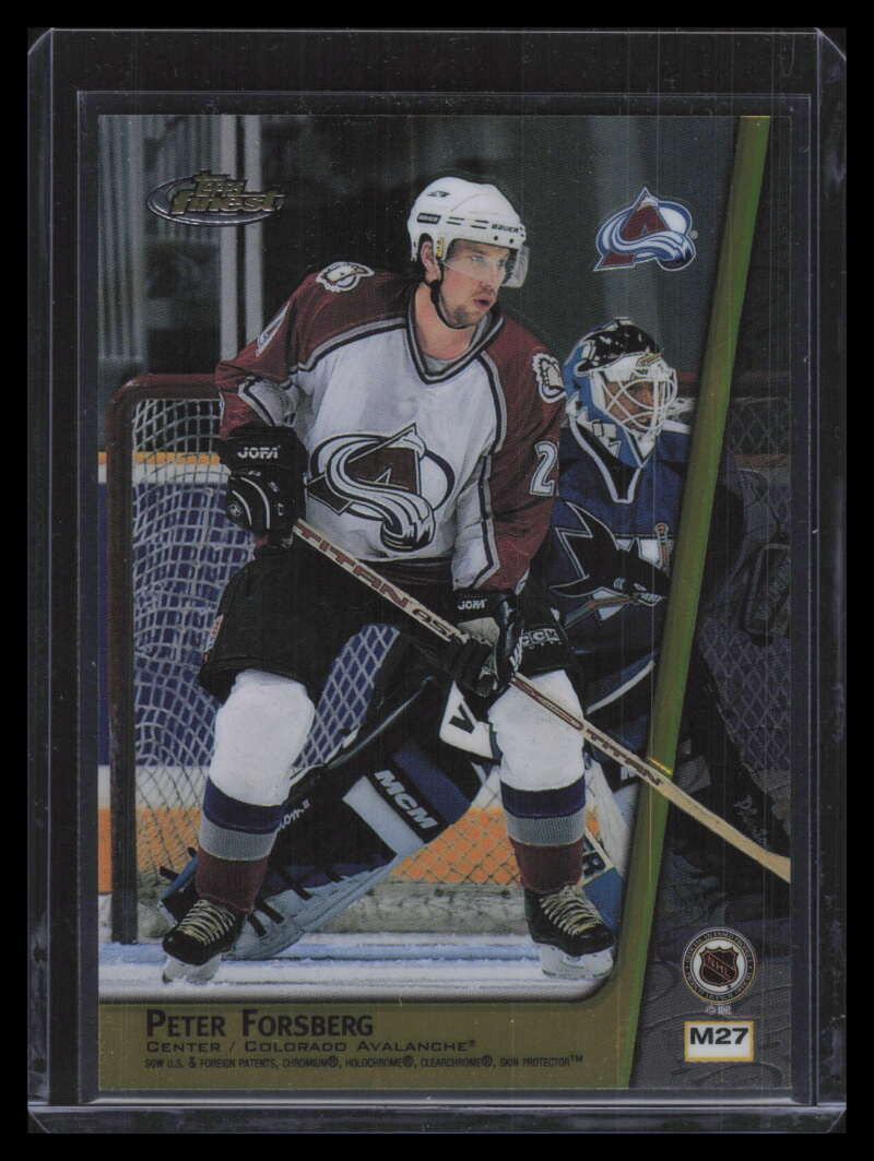 1998-99 Finest Double Sided Mystery Finest m27 Peter Forsberg Peter Forsberg
