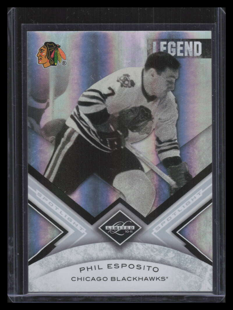 2010-11 Limited Silver Spotlight 156 Phil Esposito 31/49