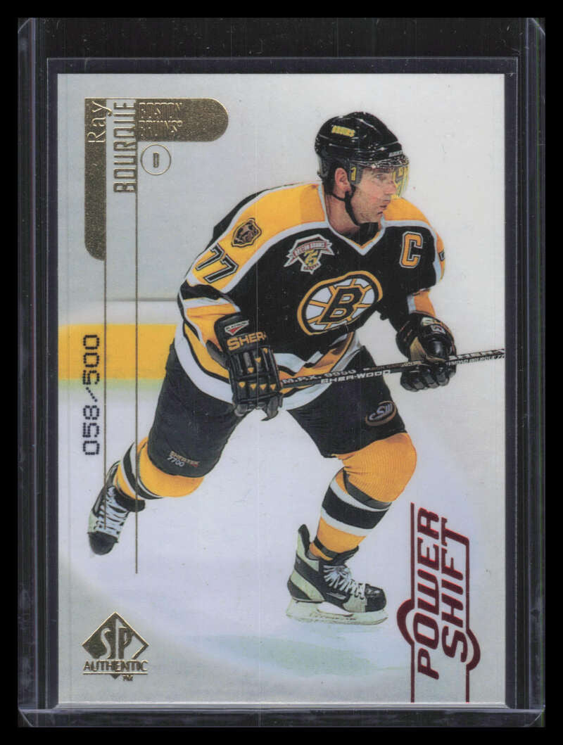 1998-99 SP Authentic Power Shift 7 Ray Bourque 58/500