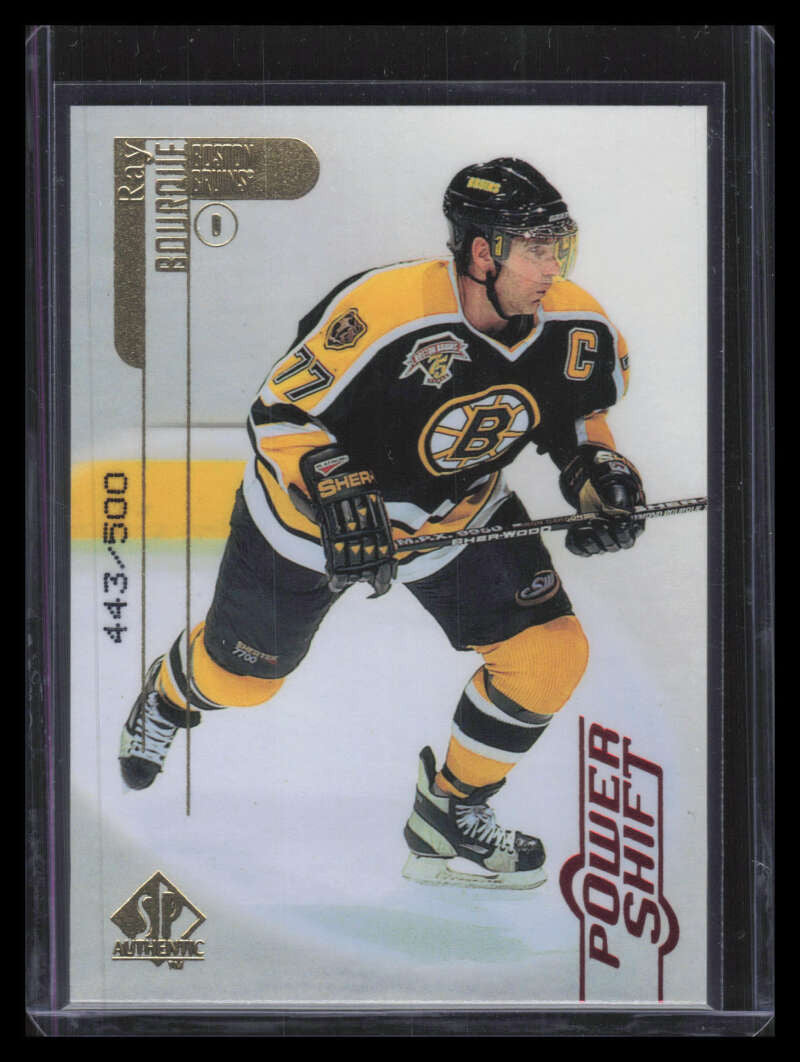 1998-99 SP Authentic Power Shift 7 Ray Bourque 443/500