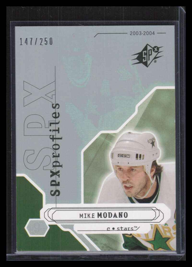 2003-04 SPx 186 Mike Modano PRO 147/250 Profiles