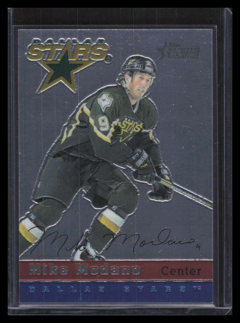 2000-01 Topps Heritage Chrome Parallel 45 Mike Modano 294/555