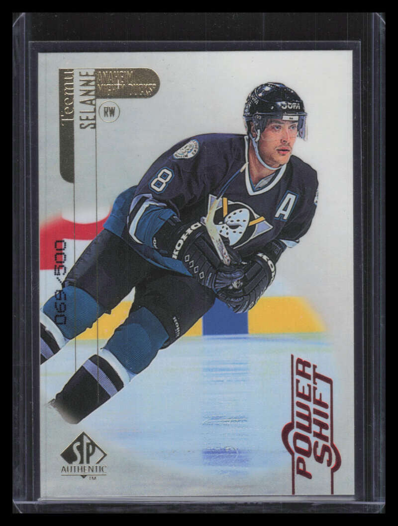 1998-99 SP Authentic Power Shift 2 Teemu Selanne 69/500