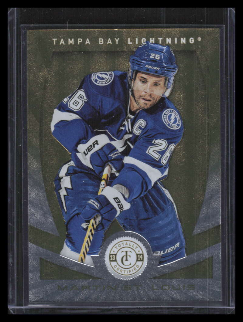 2013-14 Totally Certified Platinum Gold 141 Martin St. Louis 12/25