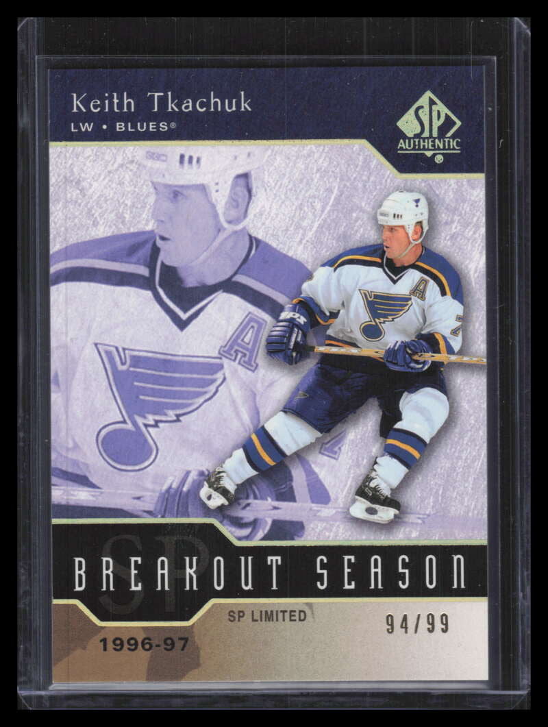 2003-04 SP Authentic Breakout Seasons Limited b16 Keith Tkachuk 94/99