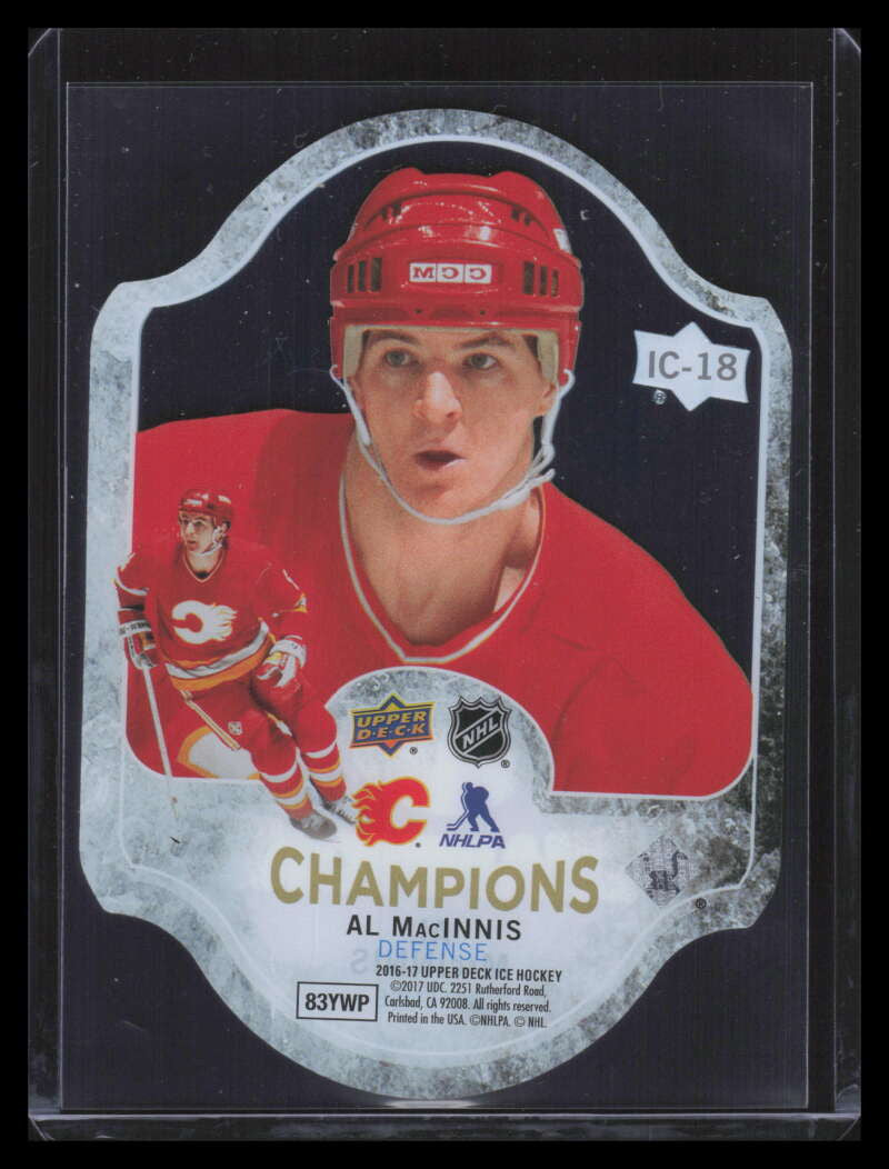 2016-17 Upper Deck Ice Ice Champions ic18 Al MacInnis