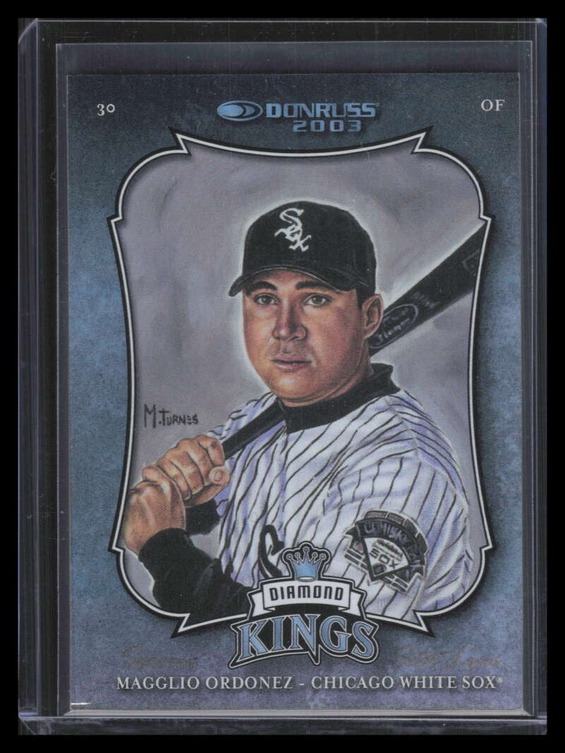2003 Donruss Stat Line Season 16 Magglio Ordonez DK 36/47 Diamond Kings