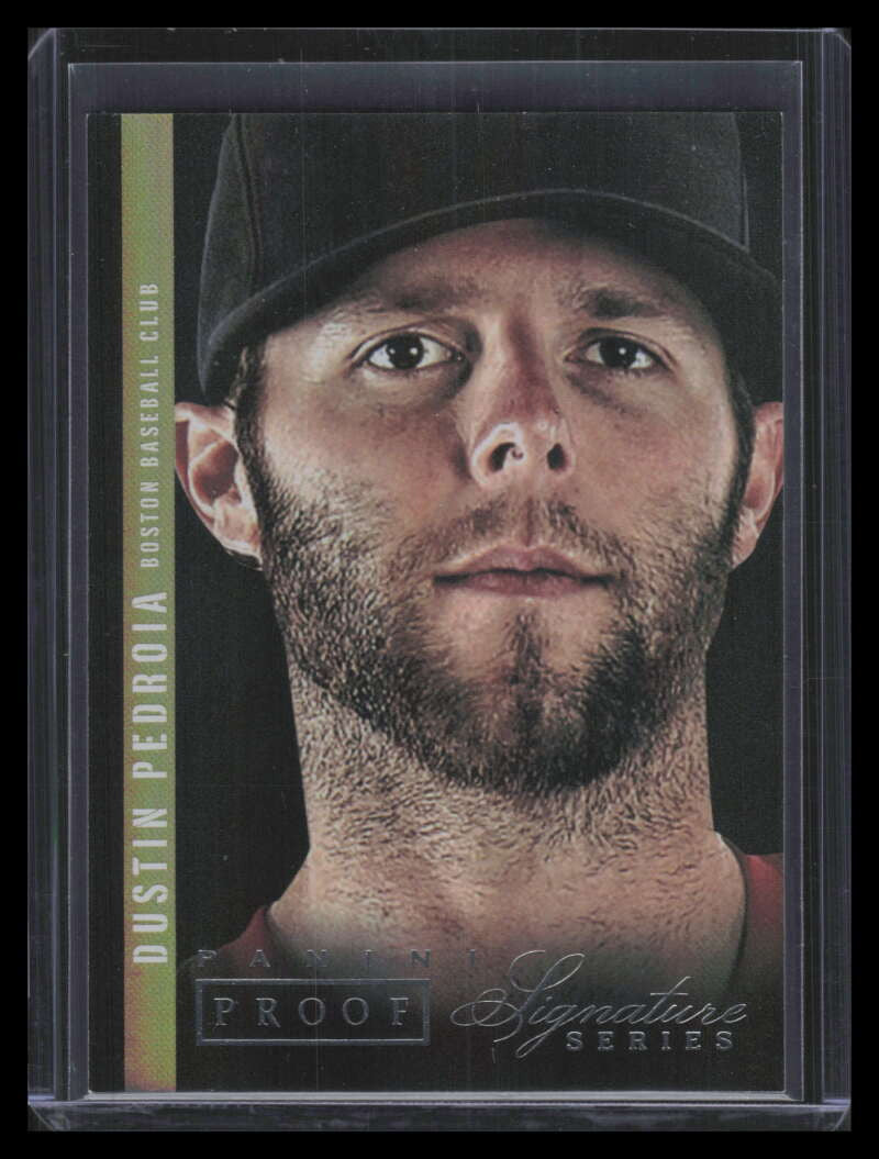 2012 Panini Signature Series Proof Silver 38 Dustin Pedroia 6/28