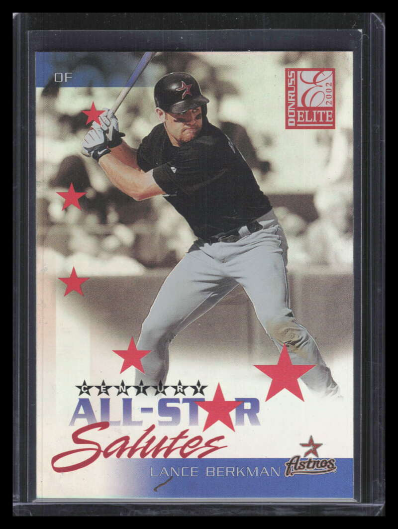 2002 Donruss Elite All-Star Salutes Century 9 Lance Berkman 78/100