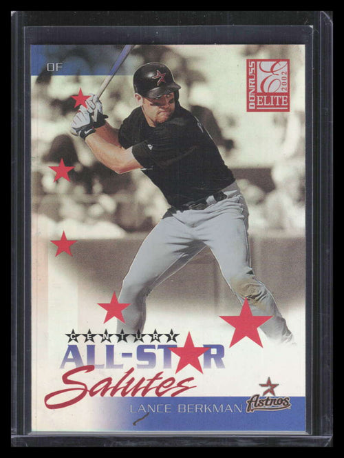2002 Donruss Elite All-Star Salutes Century 9 Lance Berkman 78/100