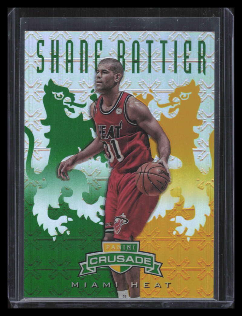 SOLD 179255 2012-13 Panini Crusade Insert Green 258 Shane Battier 2/25