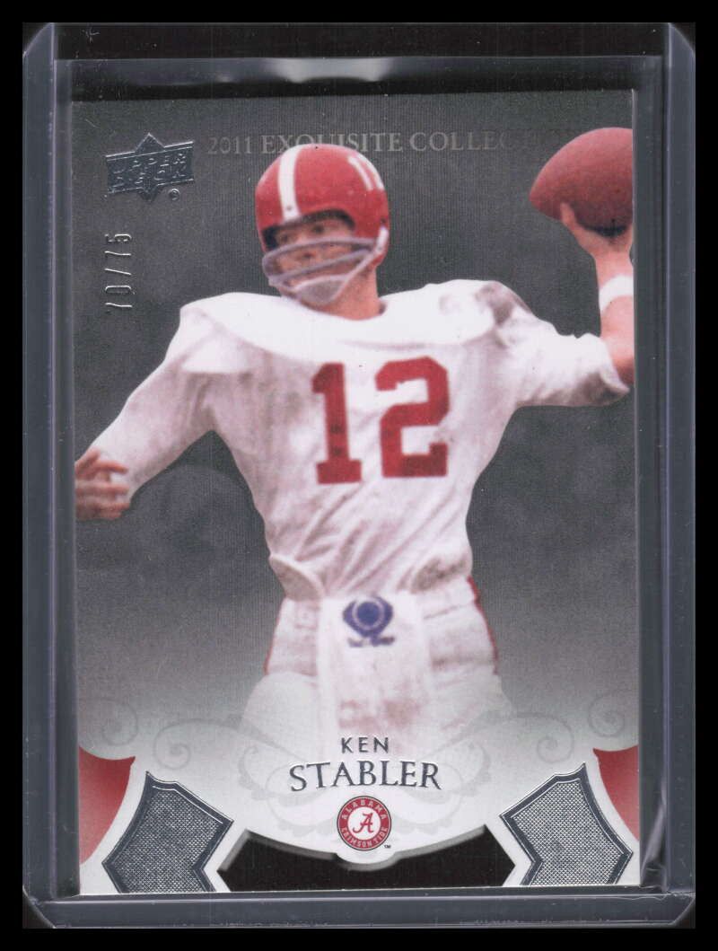 2011 Exquisite Collection 42 Ken Stabler 70/75