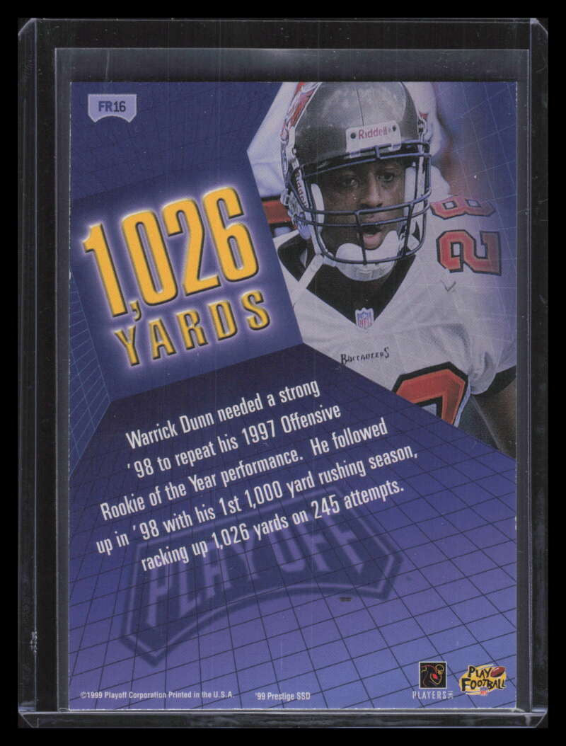 SOLD 179275 1999 Playoff Prestige SSD For the Record fr16 Warrick Dunn