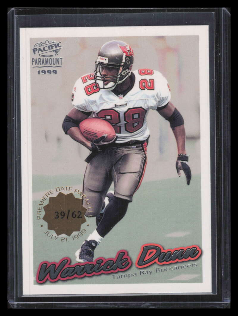 1999 Paramount Premiere Date 229 Warrick Dunn 39/62