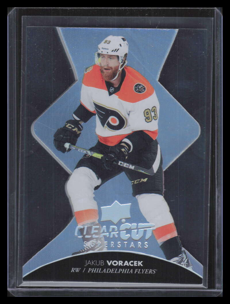 2017-18 Upper Deck Clear Cut Superstars CCSJV Jakub Voracek