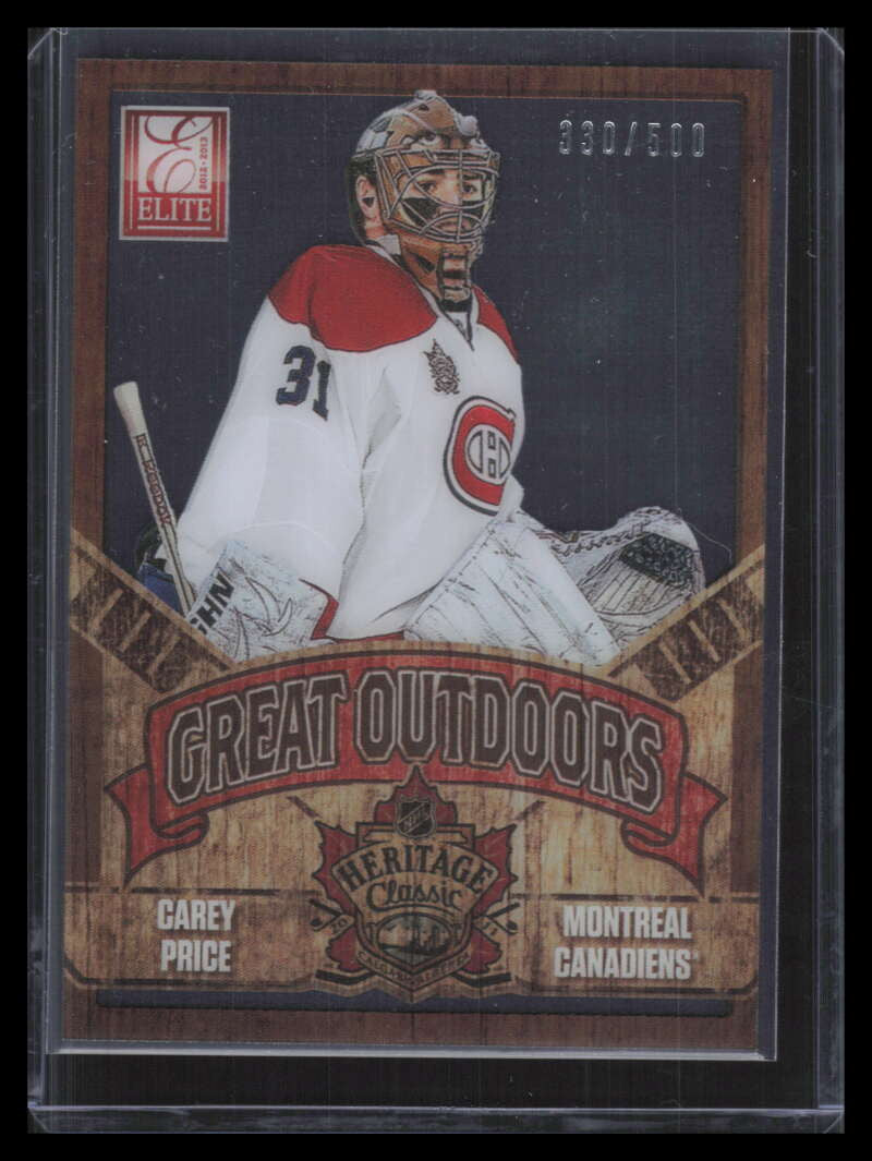 2012-13 Elite The Great Outdoors 27 Carey Price 330/500