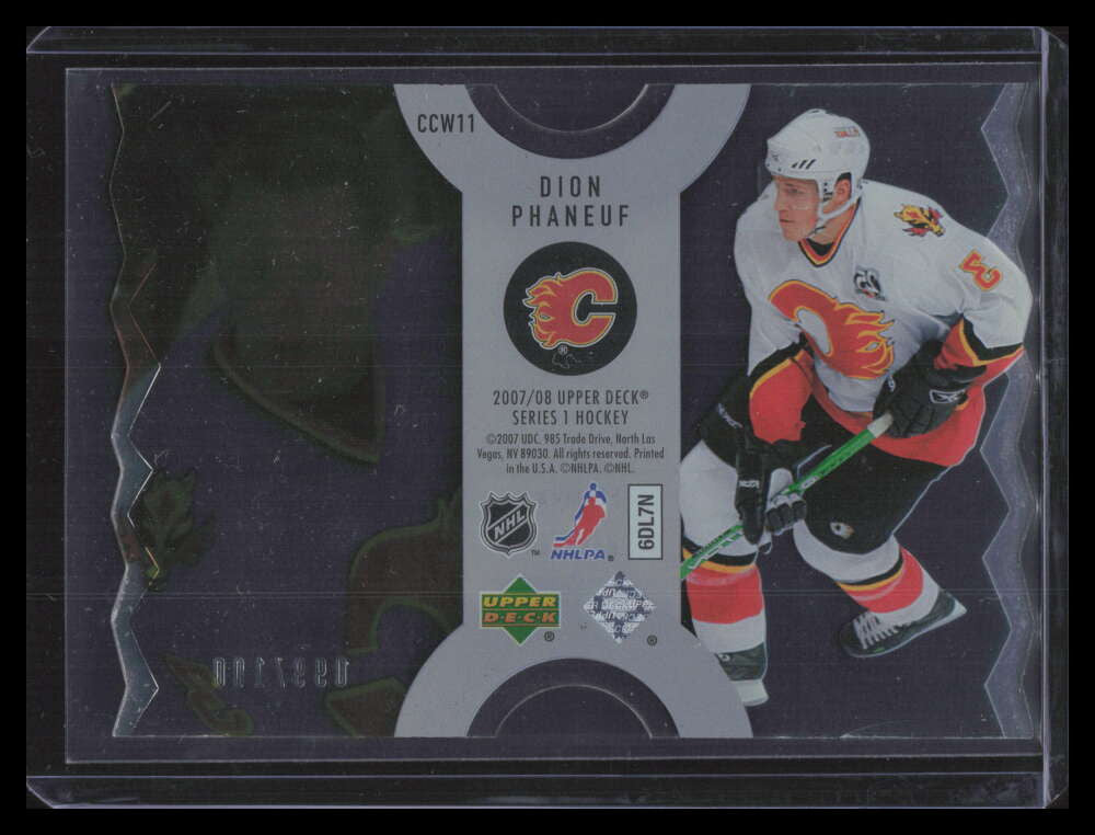 2007-08 Upper Deck Clear Cut Winners ccw11 Dion Phaneuf 99/100