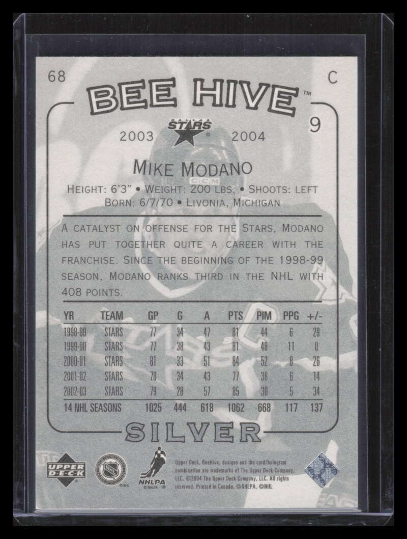 2003-04 Beehive Silver 68 Mike Modano 43/67