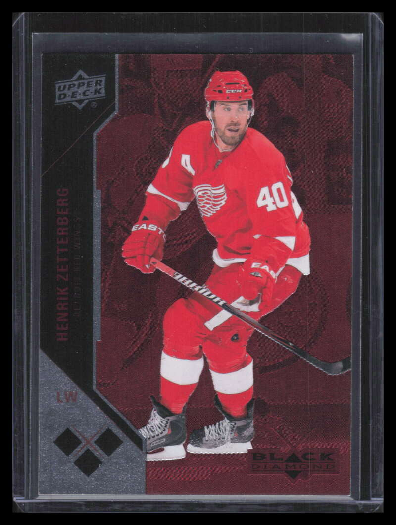 2011-12 Black Diamond Ruby 174 Henrik Zetterberg 49/100