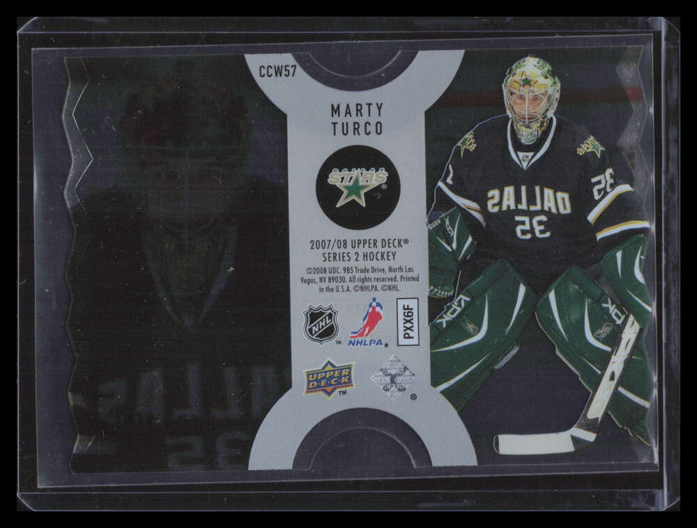 2007-08 Upper Deck Clear Cut Winners ccw57 Marty Turco 69/100