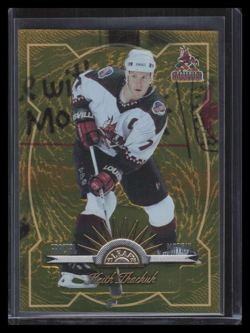 1997-98 Leaf Fractal Matrix 73 Keith Tkachuk GY /250