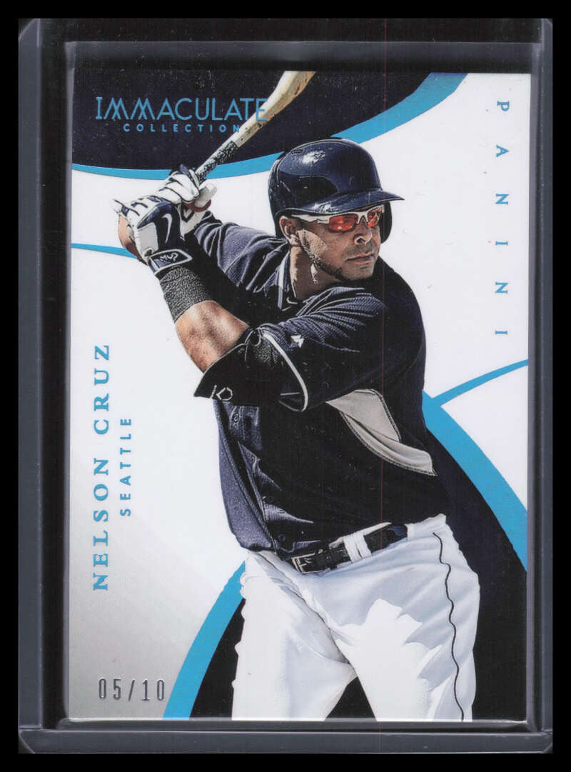 2015 Immaculate Collection Blue 41 Nelson Cruz 5/10
