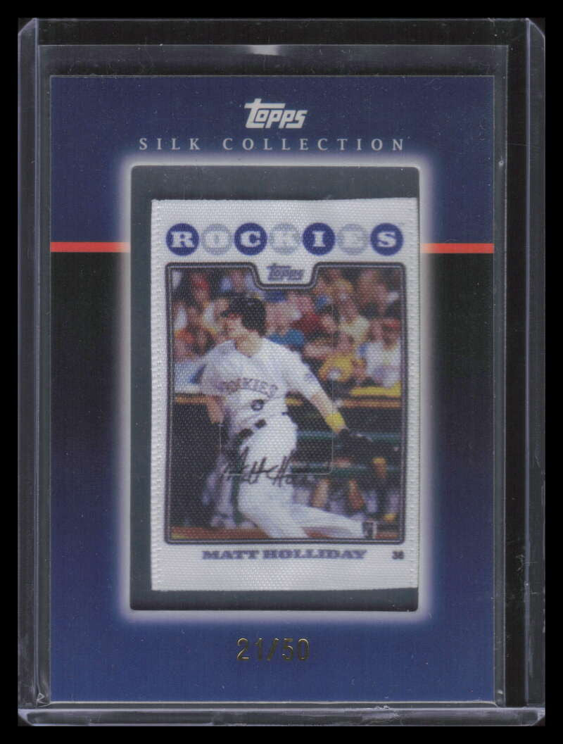 2008 Topps Silk Collection sc36 Matt Holliday 21/50